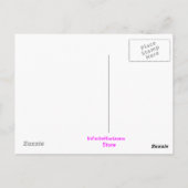 Postkarte der weißen Katze (Rückseite)