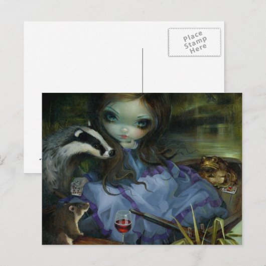 Postkarte "Der Wind in den Wilden" (Vorne/Hinten)