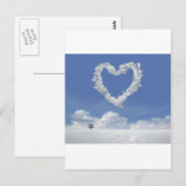 Postkarte der Wolken der Liebe (Vorne/Hinten)