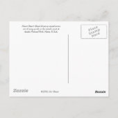 Postkarte der Wüste (Rückseite)