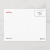 Postkarte der Wüste (Rückseite)
