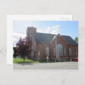 Postkarte der Ziegelkirche (Vorne/Hinten)