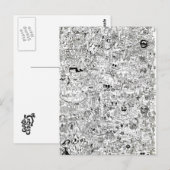 Postkarte des ag-Circus (Vorne/Hinten)