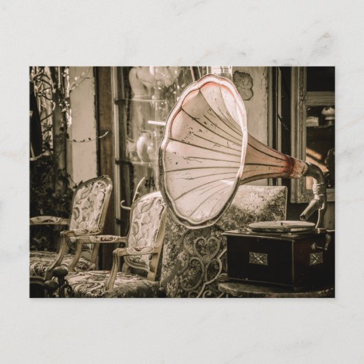 Postkarte des antiken Stores (Vorderseite)