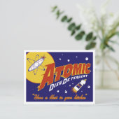 Postkarte des Atomalters: Atomic Dish Detergent (Stehend Vorderseite)