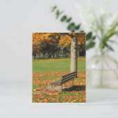 Postkarte des Autumn Park (Stehend Vorderseite)