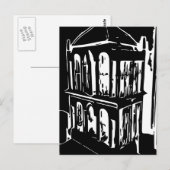 Postkarte des Black Bird Cases (Vorne/Hinten)
