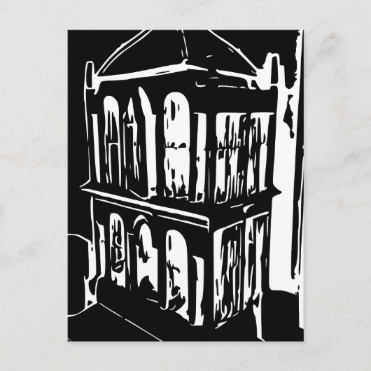 Postkarte des Black Bird Cases (Vorderseite)