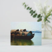 Postkarte des Bootshauses (Stehend Vorderseite)