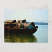 Postkarte des Bootshauses (Vorderseite)