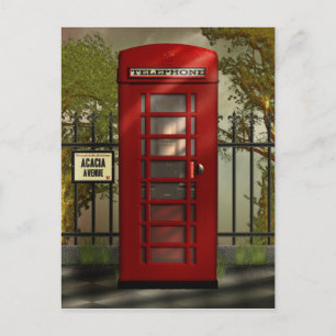 Postkarte des britischen Roten Telefons