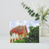 Postkarte des buddhistischen Tempels (Stehend Vorderseite)