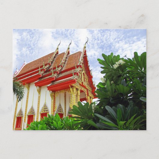 Postkarte des buddhistischen Tempels (Vorderseite)