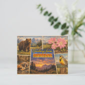 Postkarte des Bundesstaates Montana (Stehend Vorderseite)