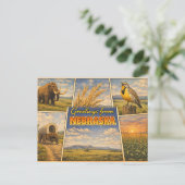 Postkarte des Bundesstaates Nebraska (Stehend Vorderseite)
