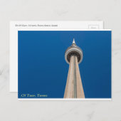 Postkarte des CN Tower, Toronto, Ontario, Kanada (Vorne/Hinten)