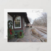 Postkarte des CNW-Depots (Vorne/Hinten)