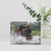 Postkarte des Dampfzuges (Stehend Vorderseite)