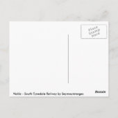 Postkarte des Dampfzuges (Rückseite)