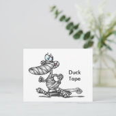 Postkarte des Duck Tapes (Stehend Vorderseite)