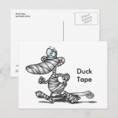Postkarte des Duck Tapes (Vorne/Hinten)