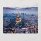 Postkarte des Eiffelturms (Vorderseite)