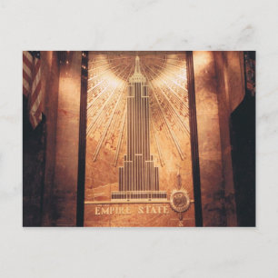 Postkarte des Empire State Gebäude