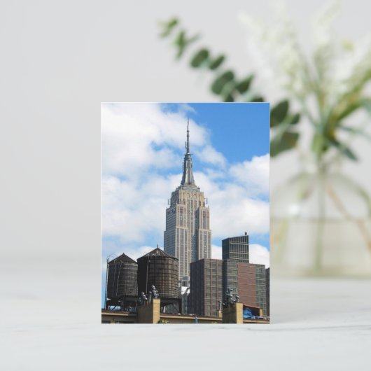 Postkarte des Empire State Gebäude (Stehend Vorderseite)