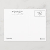 Postkarte des Empire State Gebäude (Rückseite)