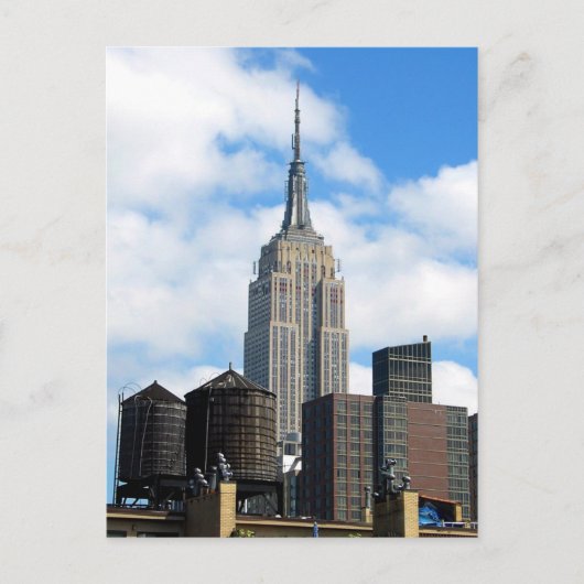 Postkarte des Empire State Gebäude (Vorderseite)
