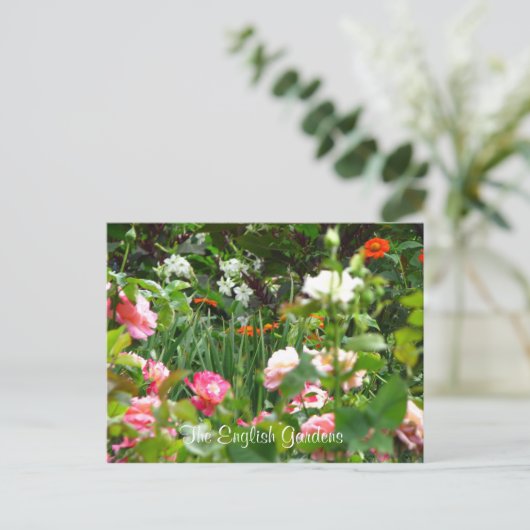 Postkarte des Englischen Gartens (Stehend Vorderseite)