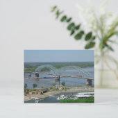 Postkarte des Flusses Mississippi (Stehend Vorderseite)