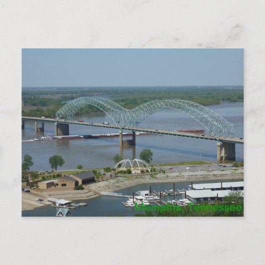 Postkarte des Flusses Mississippi (Vorderseite)