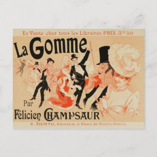 Postkarte des französischen Belle Epoque Vintage