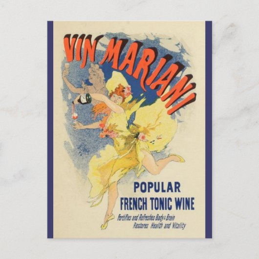 Postkarte des französischen Belle Epoque Vintage (Vorderseite)