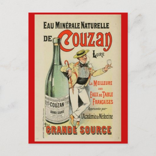 Postkarte des französischen Belle Epoque Vintage (Vorderseite)