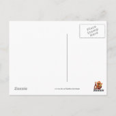 Postkarte des französischen Cartoon Fritteuse (Rückseite)