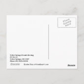 Postkarte des Friedenssymbol-Pax (Rückseite)