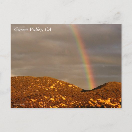Postkarte des Garner Valley, CA (Vorderseite)