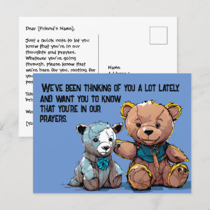 Postkarte des Gebetsbären