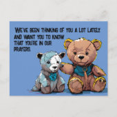 Postkarte des Gebetsbären (Vorderseite)