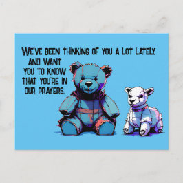 Postkarte des Gebetsbären