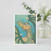 Postkarte des gesunkenen Drachen (Stehend Vorderseite)
