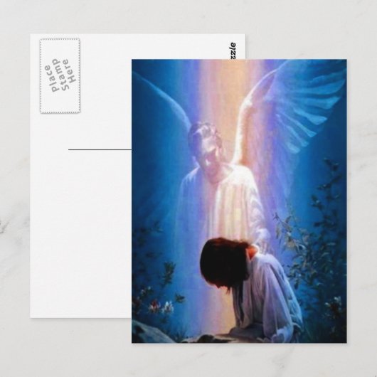 Postkarte des Guardian Angel (Vorne/Hinten)