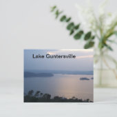 Postkarte des Guntersville-Sees (Stehend Vorderseite)