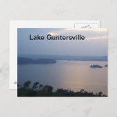 Postkarte des Guntersville-Sees (Vorne/Hinten)