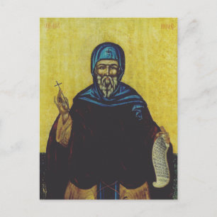 Postkarte des Heiligen Antonius von Ägypten