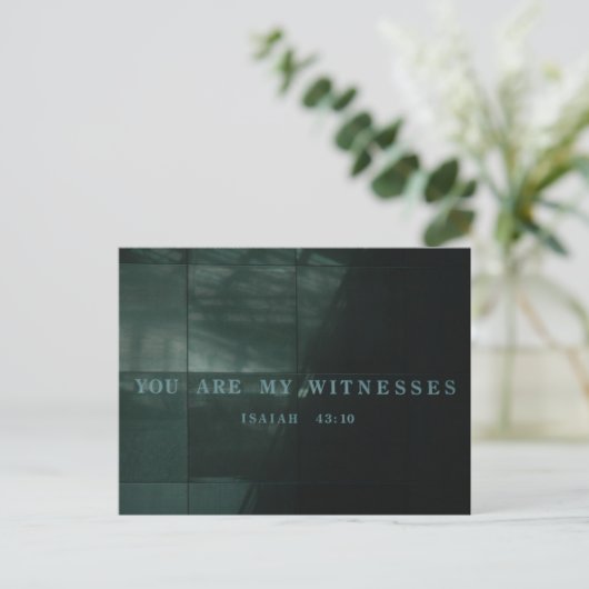 Postkarte des Holocaust-Museums (Stehend Vorderseite)