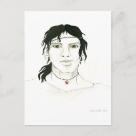 Postkarte des Indischen Mannes