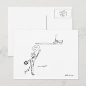 Postkarte des Inspektors (Vorne/Hinten)